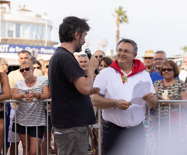 Els Angelets de la Terra celebren la Flama del Canigó a Sant Cebrià de Rosselló, discurs d'en Ramon Faura
