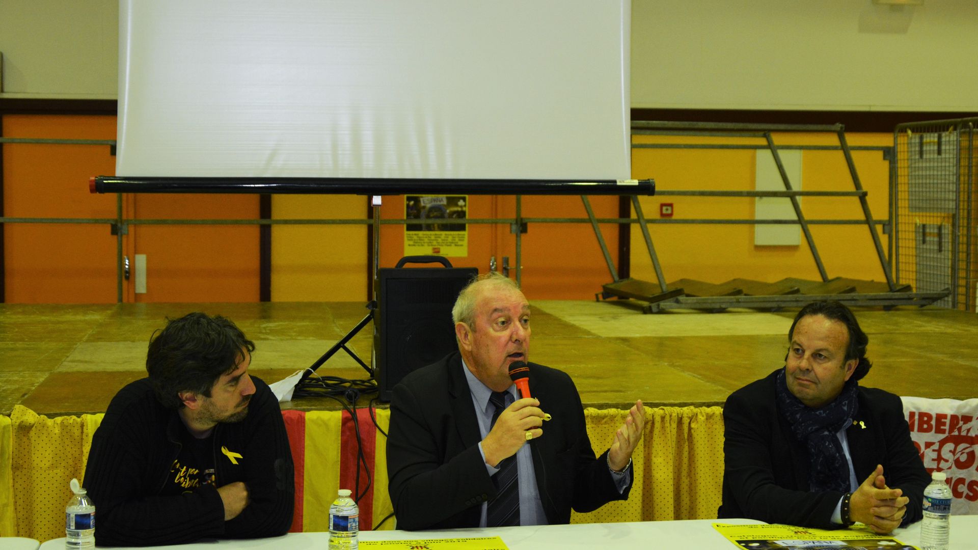 Debat amb el batlle de Salelles, François Rallo