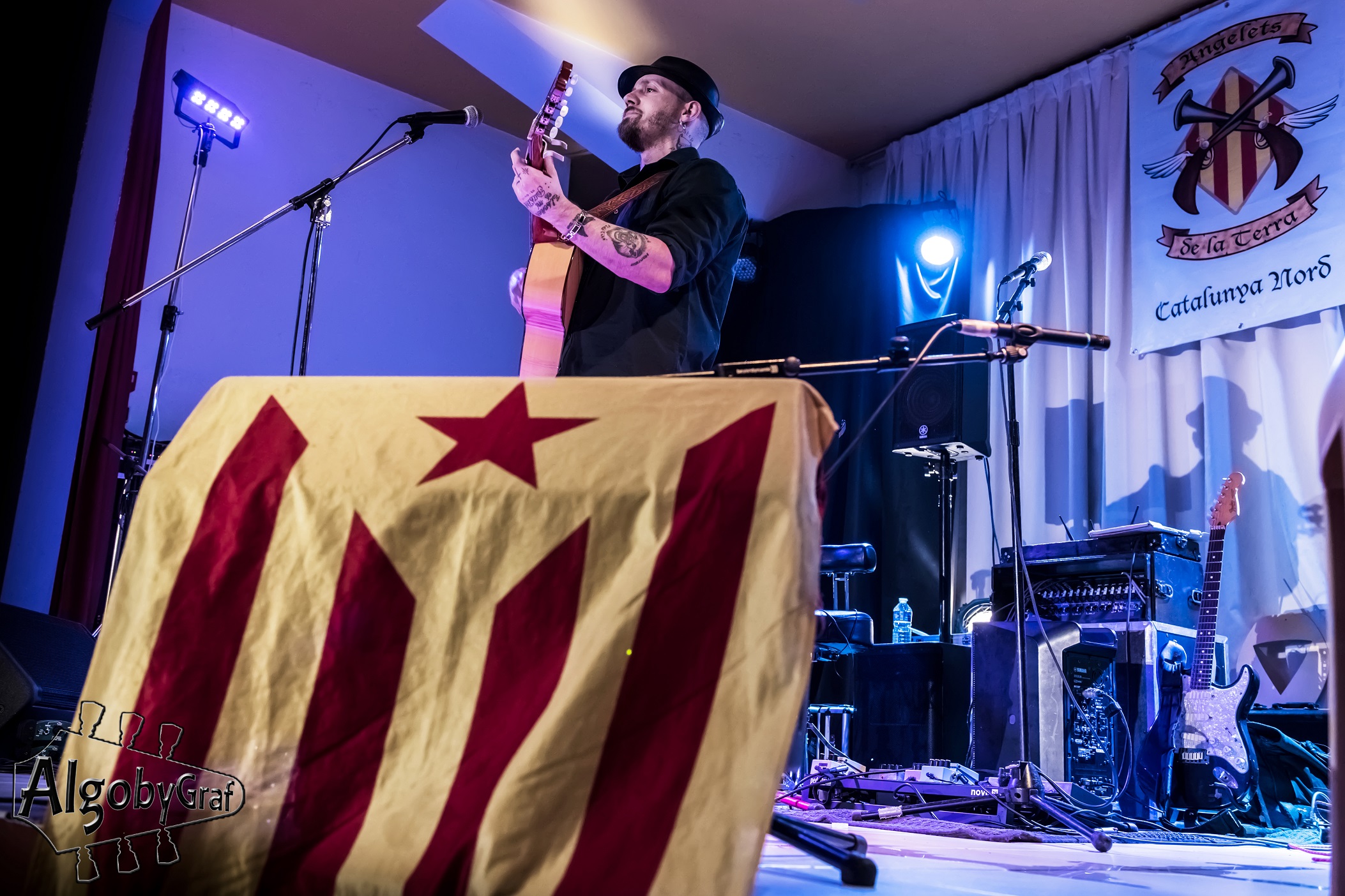 Balbino Medellin participe au deuxième Concert per la Llibertat a Vilafranca de Conflent