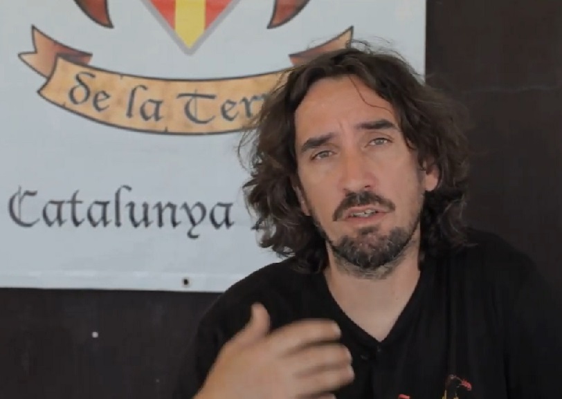 Entrevista a Ramon Faura, president dels Angelets de la Terra, durant el 3r Concert per la Llibertat