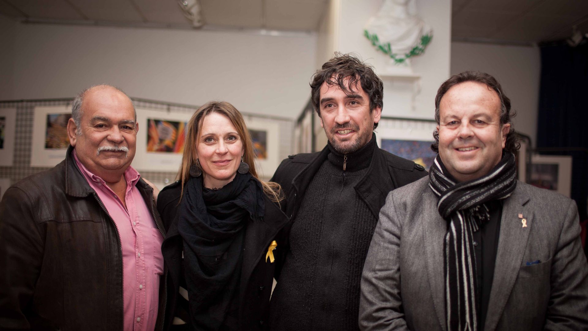 Visca per la Llibertat a Cervera de la Marenda amb Josep Puigbert, director de la Casa de la Generalitat a Perinyà