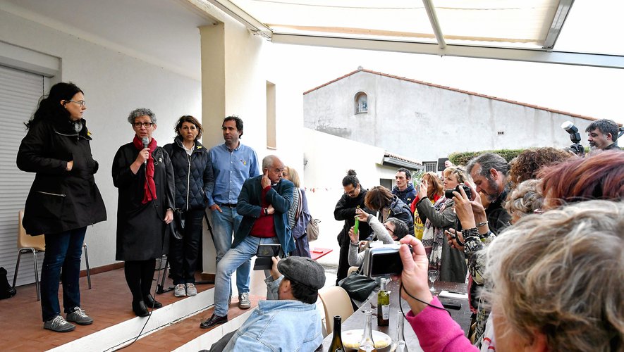 Reportatge de France 3 i portada a L'Indépendant : trobada entre els Angelets i els familiars dels presos polítics