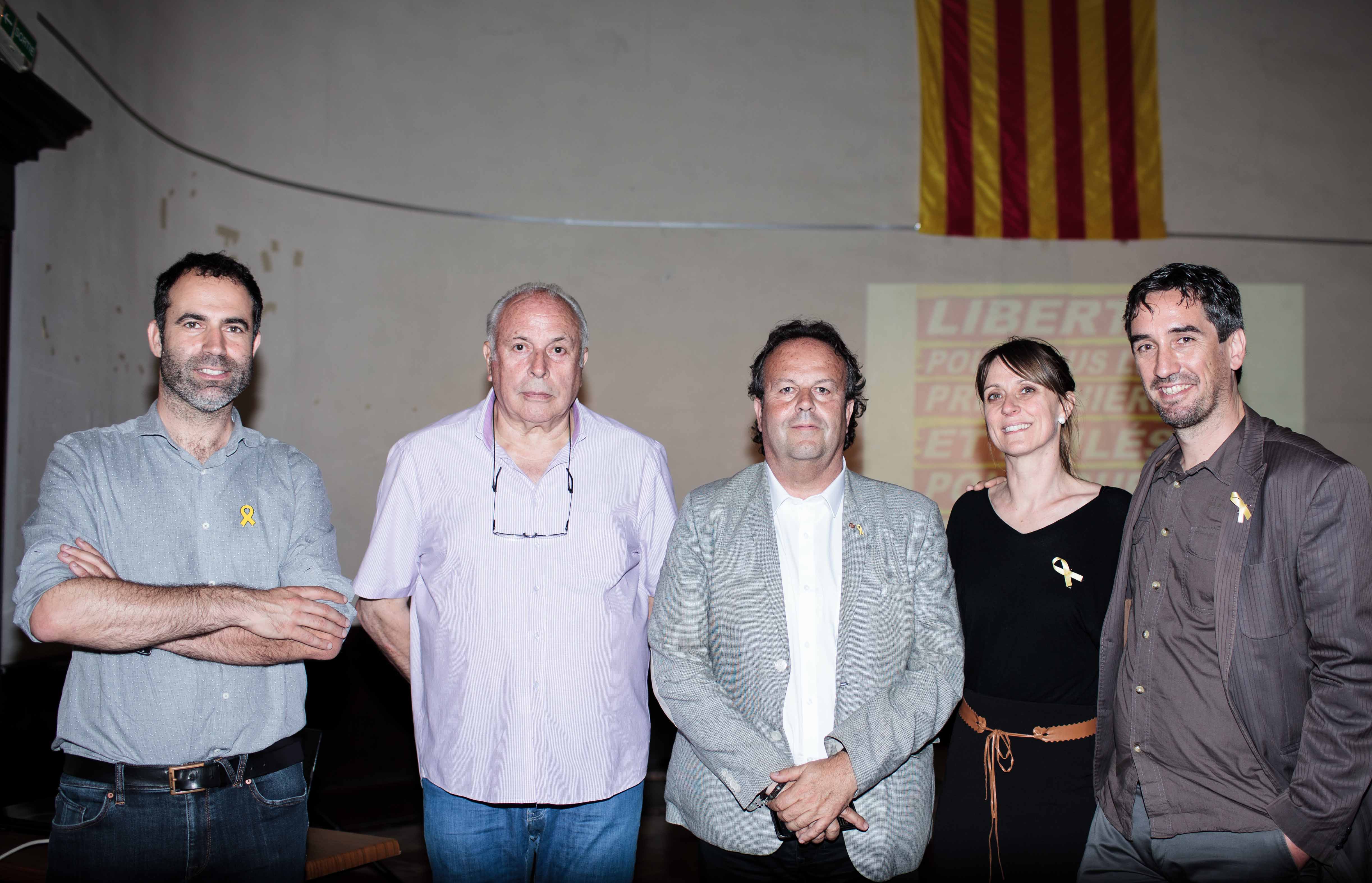 Visca per la Llibertat à Amélie-les-Bains (Vallespir) avec Ferran Civit i Martí, député au Parlement de Catalogne