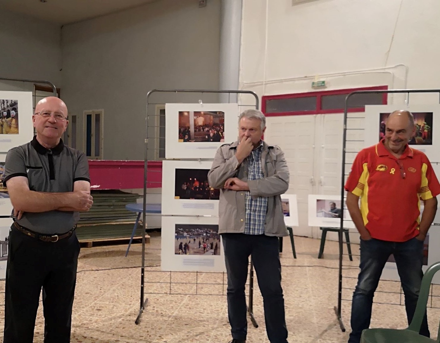 Exposition Visca per la Llibertat à Rodès (Conflent) : interventions du maire et du premier adjoint