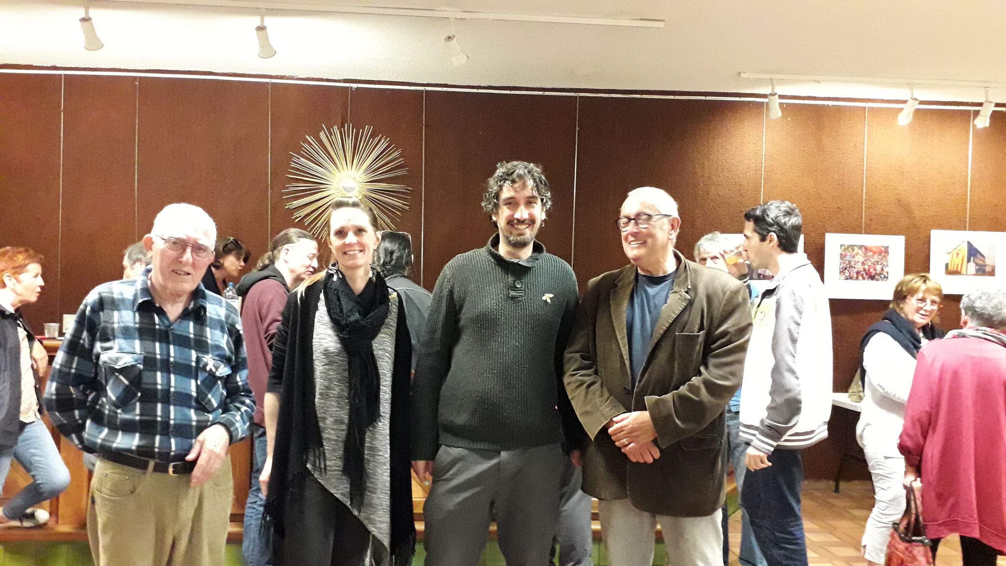 Visca per la Llibertat à Collioure avec Pere Mateu et Gildas Girodeau