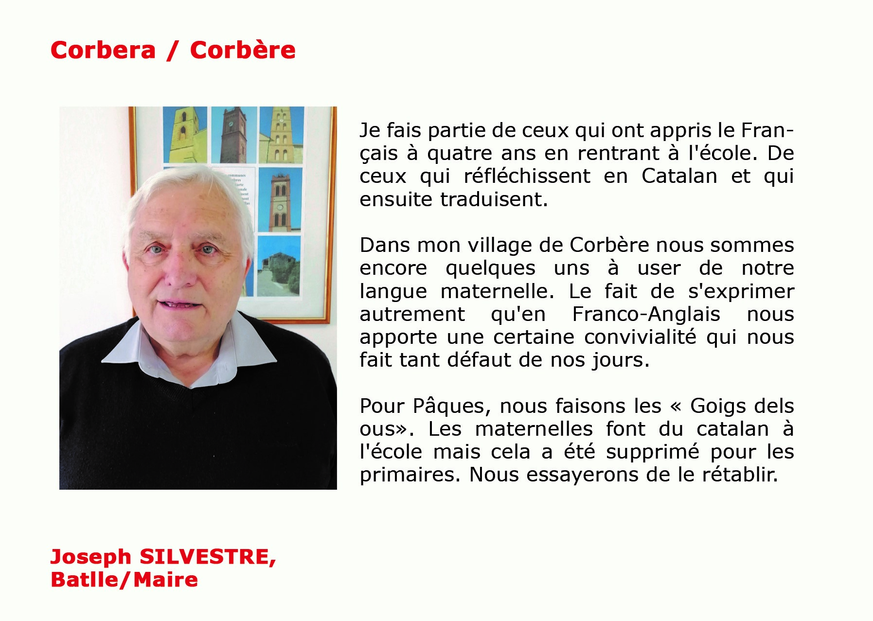 La mairie de Corbère participe au Livre Blanc de Catalogne Nord