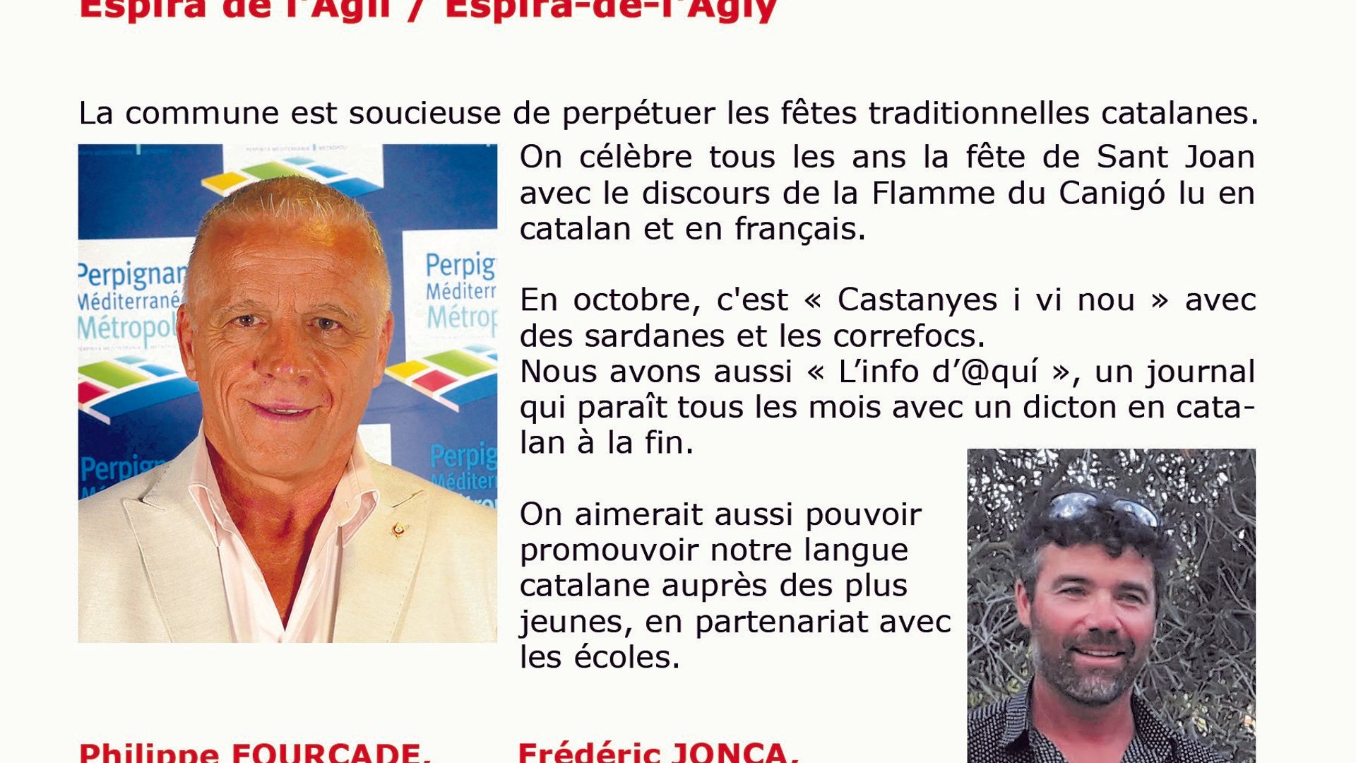 L'ajuntament d'Espirà de l'Aglí participa al Llibre Blanc de Catalunya Nord