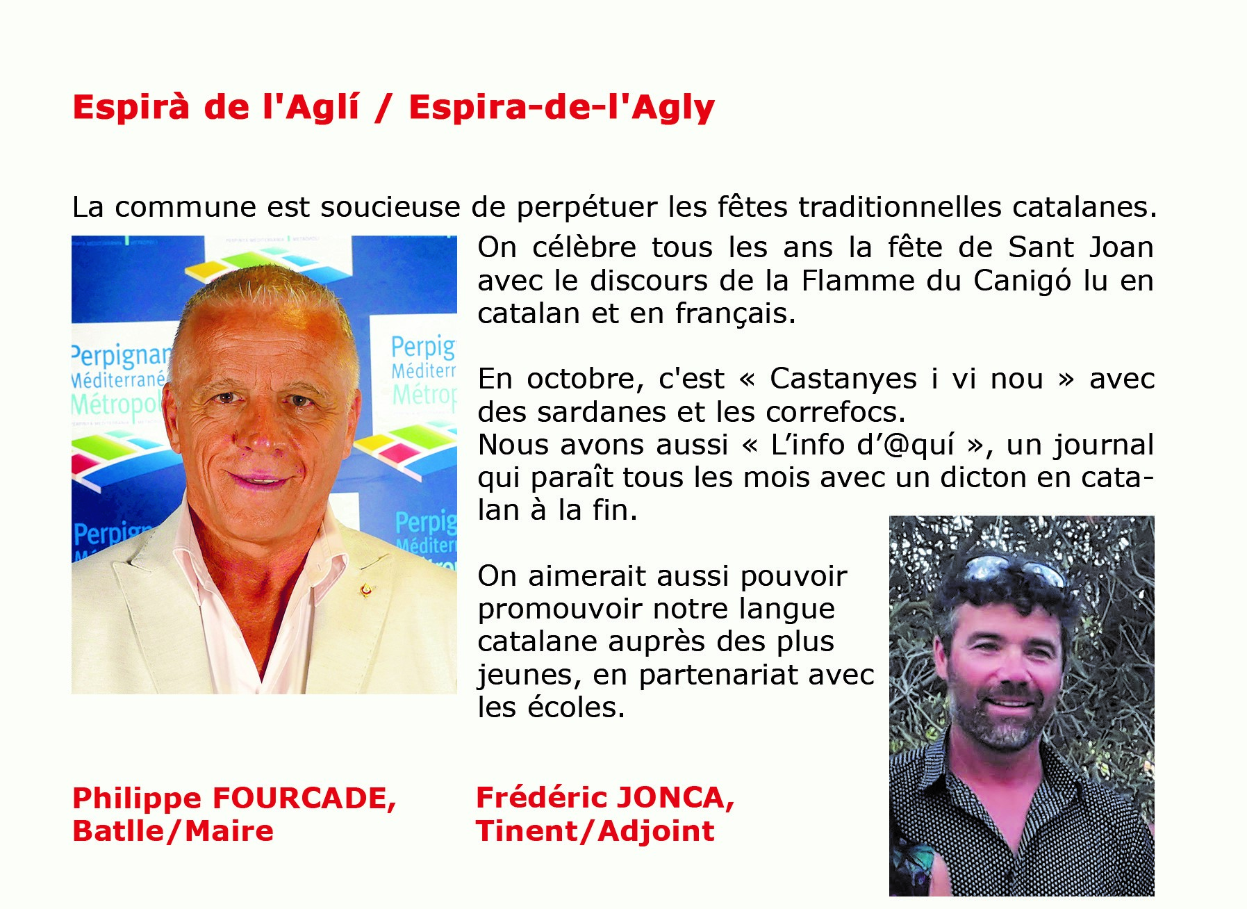 La mairie d'Espira-de-l'Agly participe au Livre Blanc de Catalogne Nord