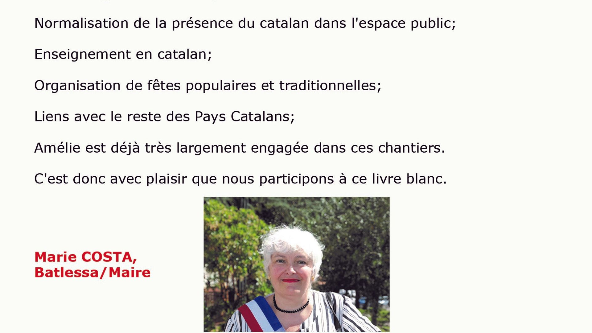 L'ajuntament dels Banys i Palaldà participa al Llibre Blanc de Catalunya Nord