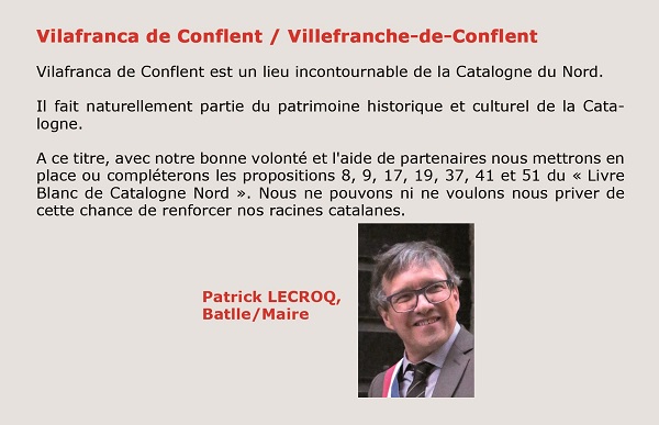L'ajuntament de Vilafranca de Conflent participa al Llibre Blanc de Catalunya Nord