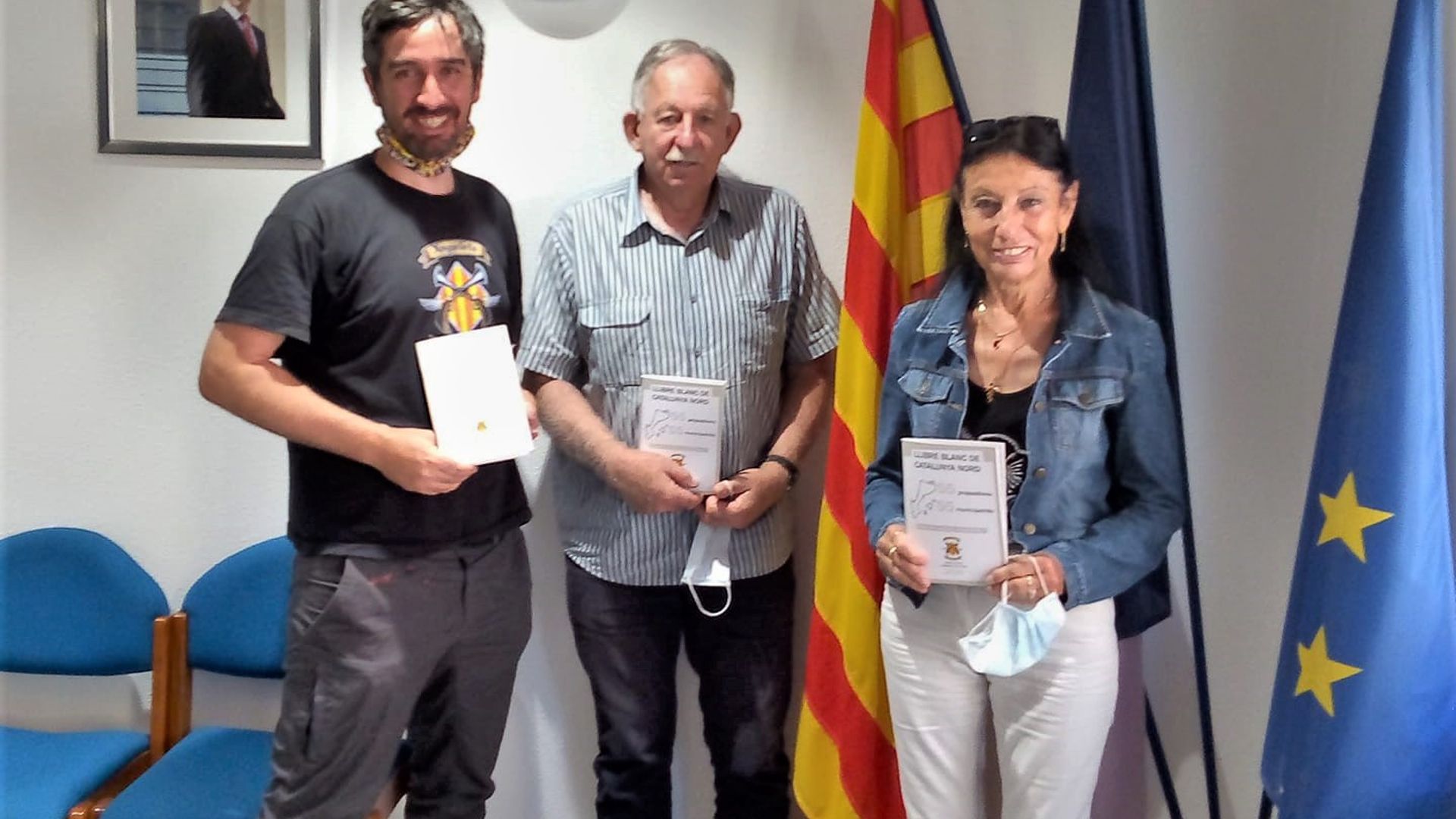 Presentació del Llibre Blanc de Catalunya Nord a l'ajuntament de Corbera de les Cabanes