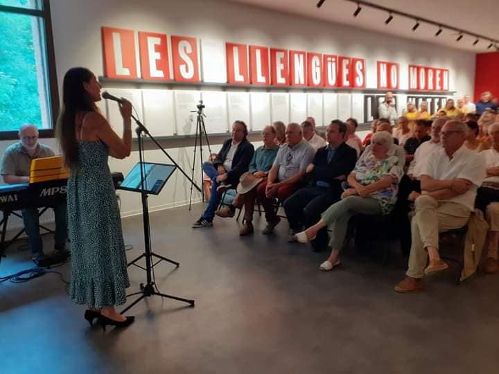 Concert de Muriel Perpigna a l'acte d'inauguració del Centre d'Interpretació d'Arquitectura i Patrimoni