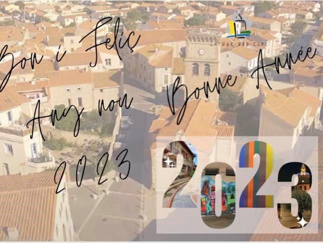 "Bon i feliç any nou" al Facebook de La Torre del Bisbe