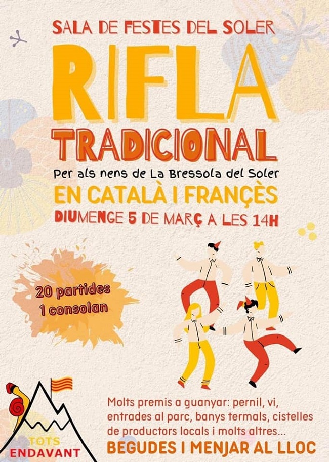 El Soler : rifla en català i francès pels nins de la Bressola