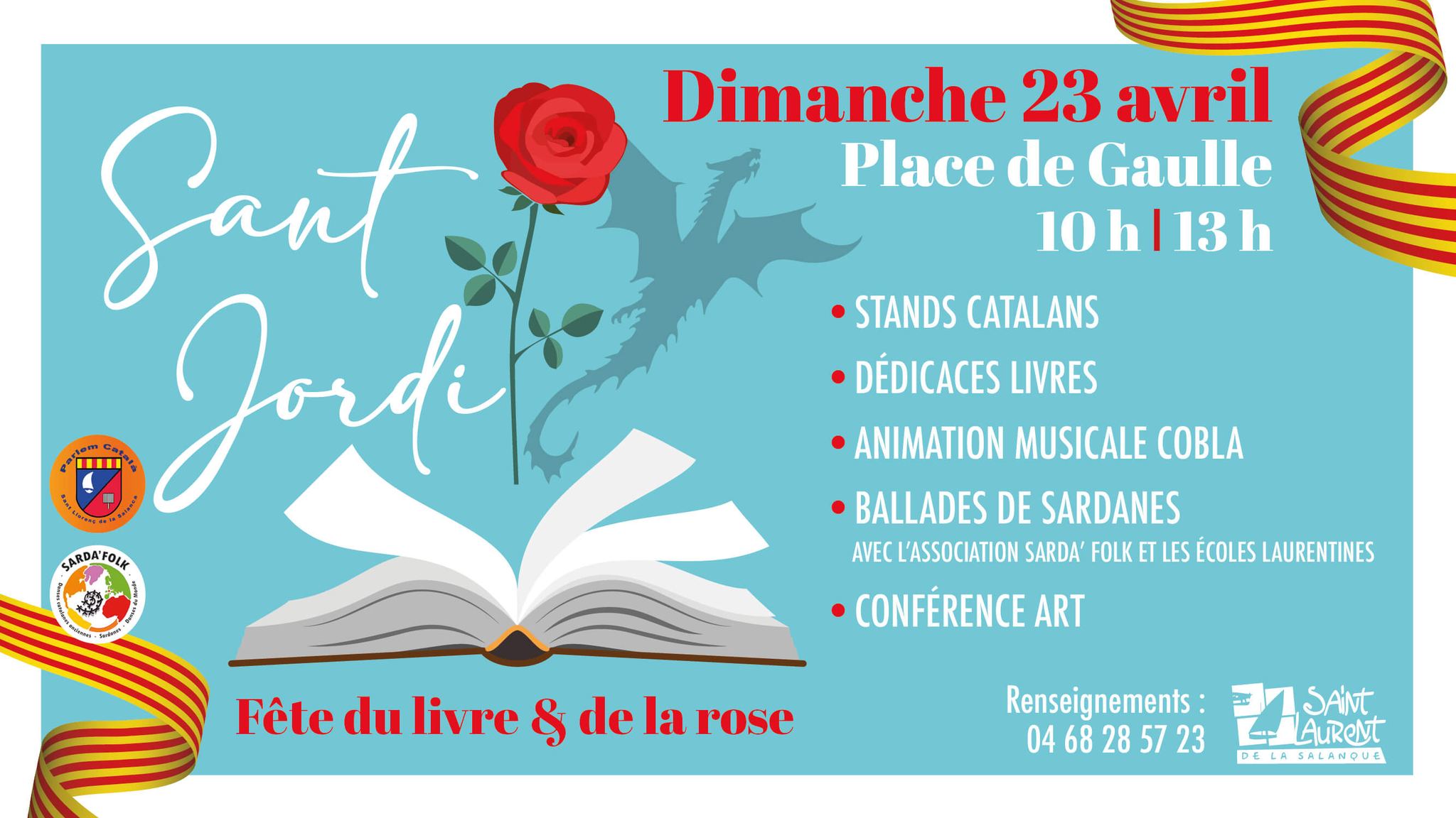 Sant Jordi 2023 à Sant Llorenç de la Salanca