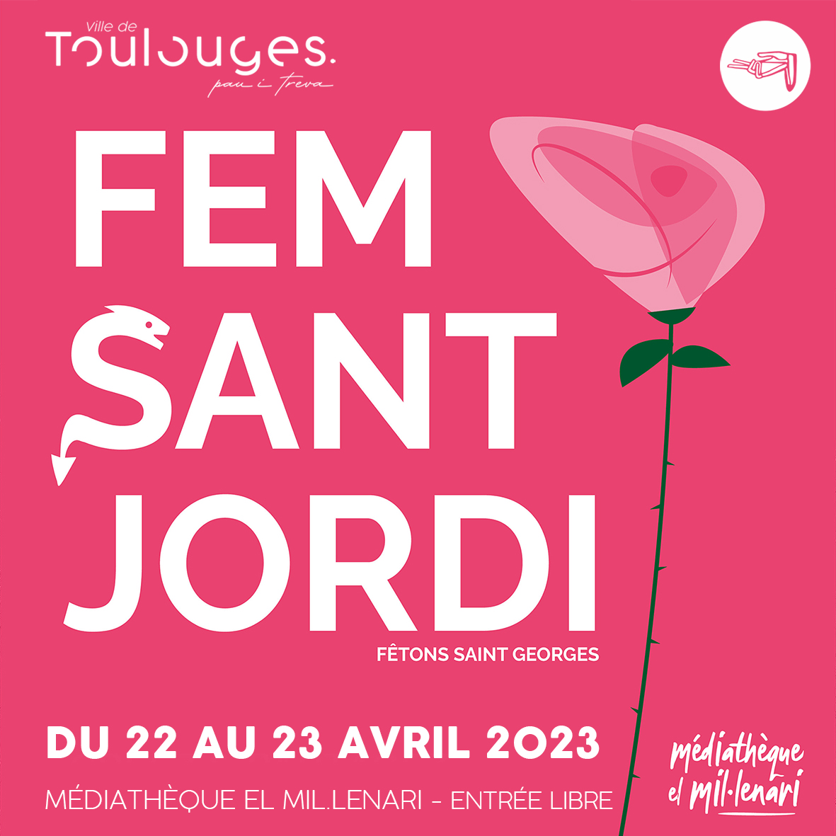 Sant Jordi 2023 à Toluges