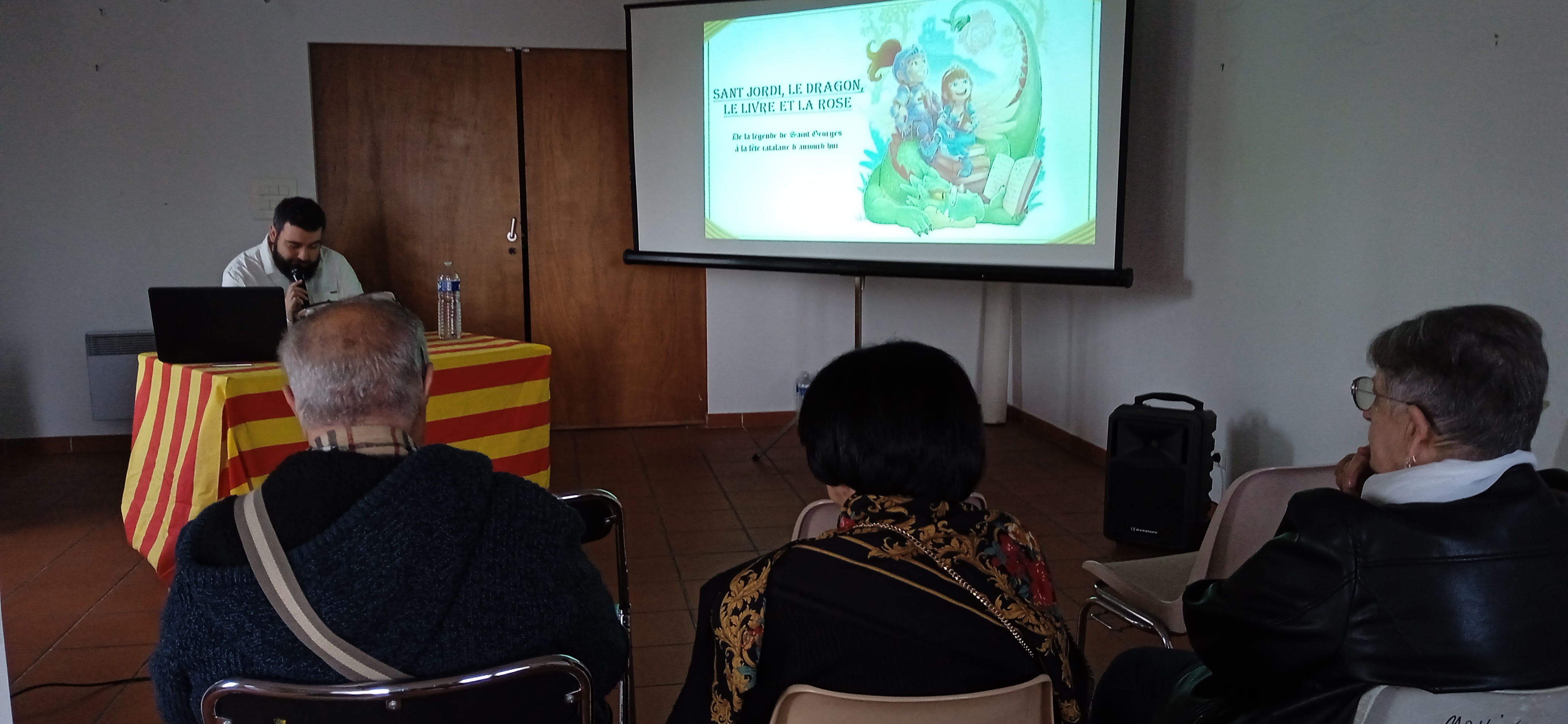Conférence sur la Sant Jordi à Clairà