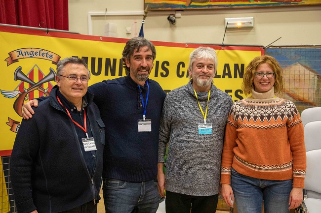 Discurs en català de l'alcalde de Sant Cebrià de Rosselló durant la 1a Trobada dels municipis sense fronteres