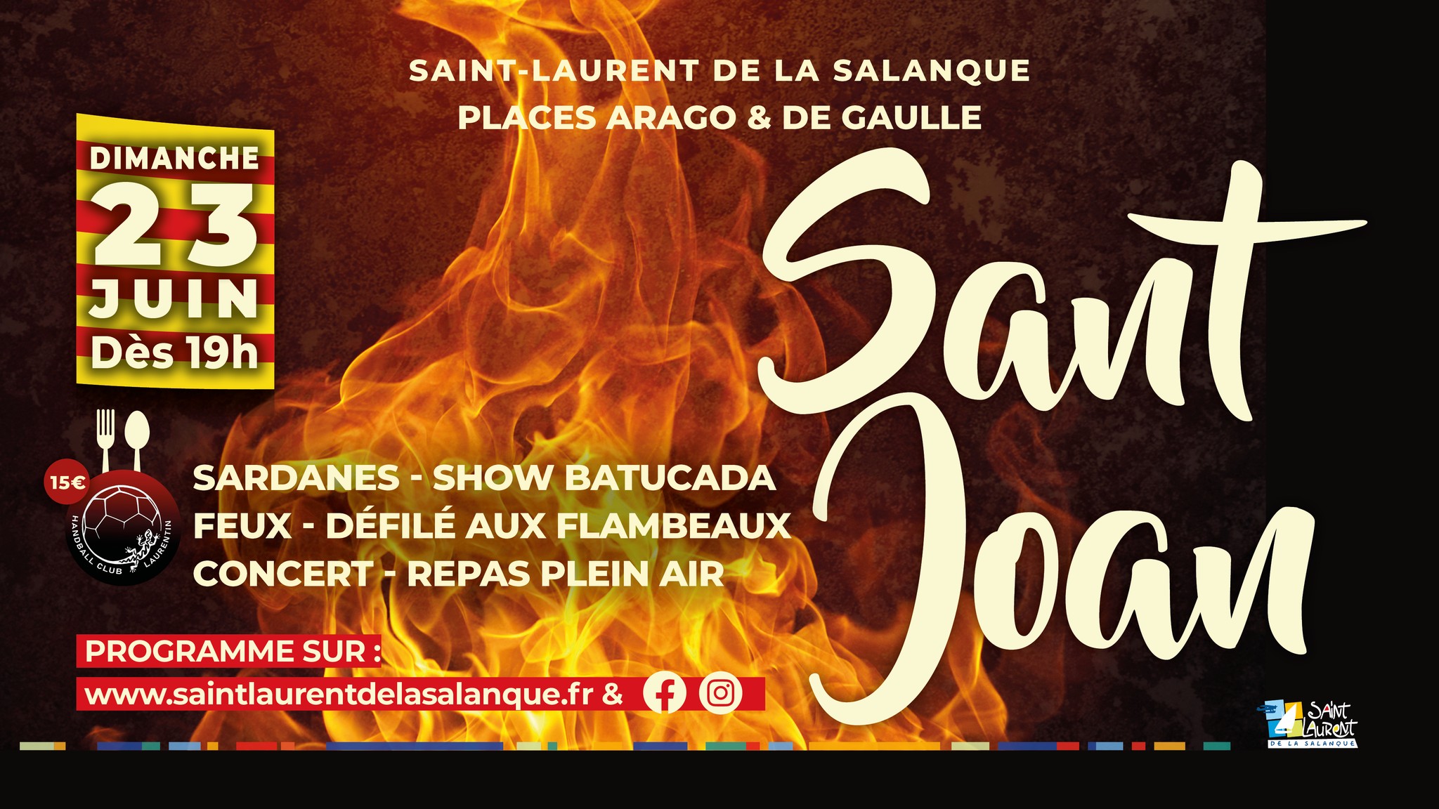 Sant Joan 2024 à Sant Llorenç de la Salanca avec Romain Lucas "A-Bal"