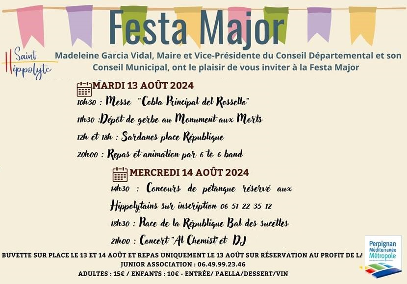 Festa Major 2024 de Sant Hipòlit de la Salanca amb Al Chemist