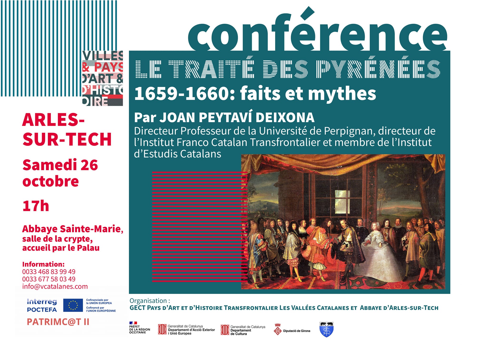 Conférence sur le Traité des Pyrénées à Arles