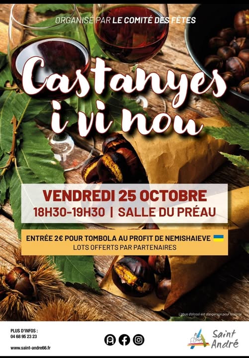 Castanyada i vi nou a Rià