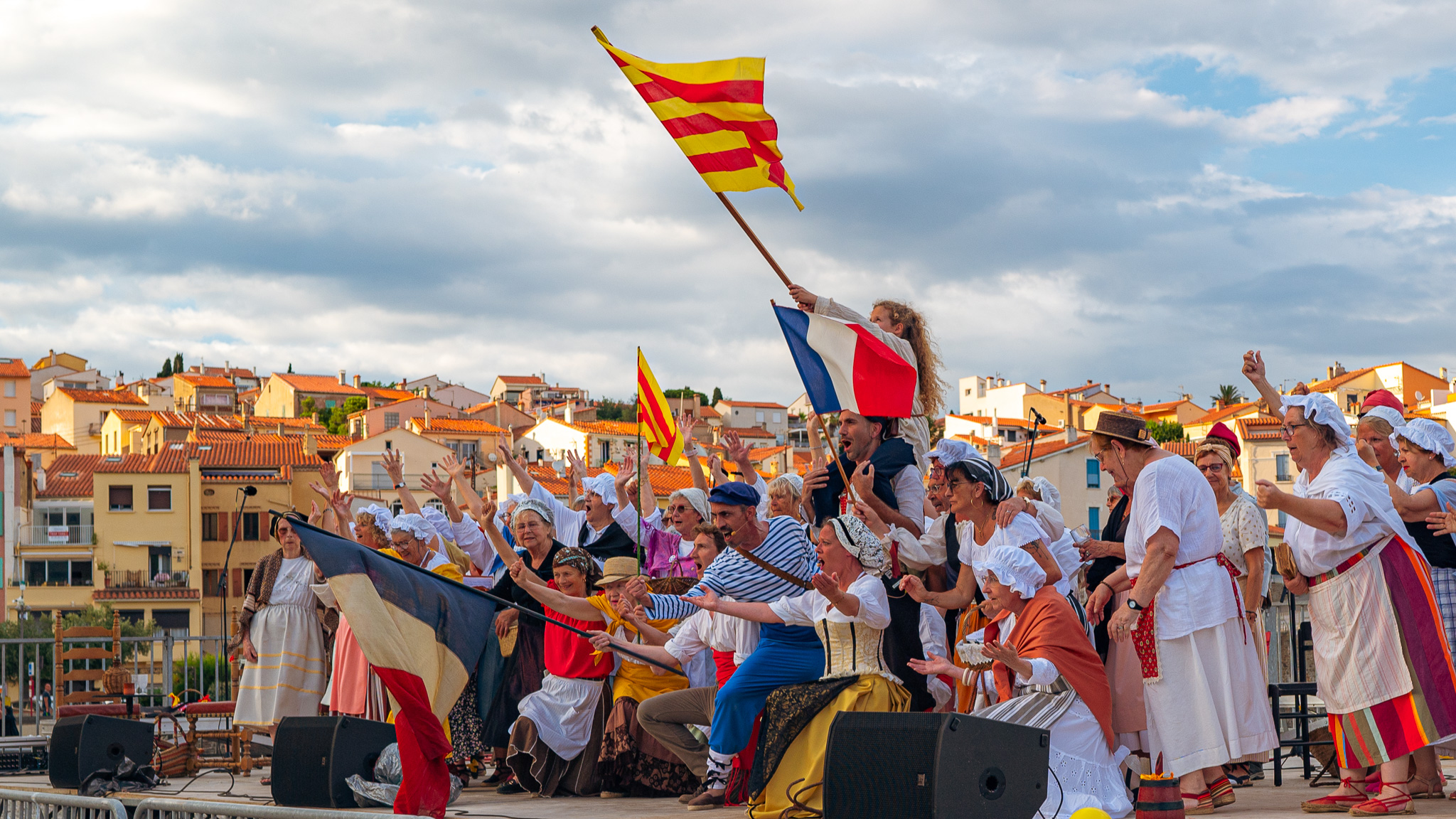 Entre mémoire historique, spectacle vivant et concert d'en Julien Leone à Banyuls de la Marenda