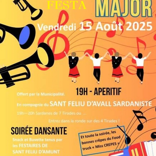 Festa Major 2025 a Sant Feliu d'Amunt