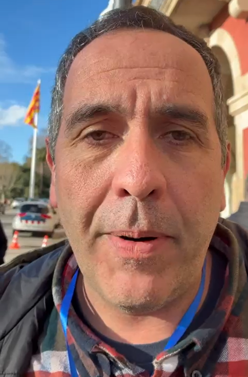 6a Trobada Sense Fronteres al Parlament de Catalunya: entrevista de l'Albert Camps, batlle de Biure