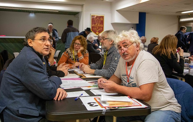 Canet de Mar va participar en la 1a Trobada sense fronteres de municipis catalans