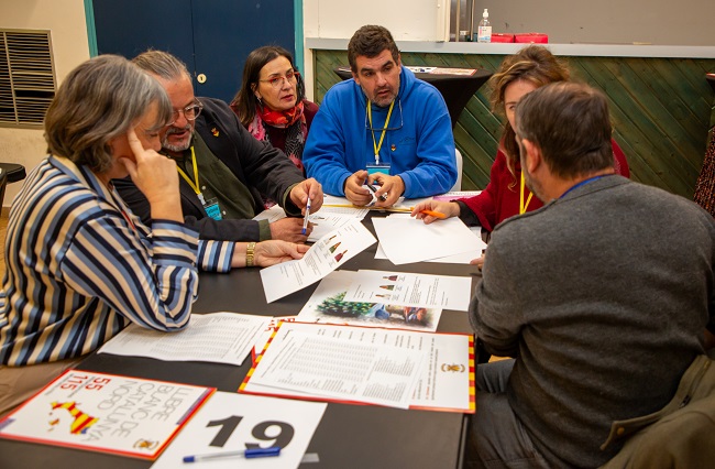 Sant Cebrià de Vallalta va participar en la 1a Trobada sense fronteres de municipis catalans
