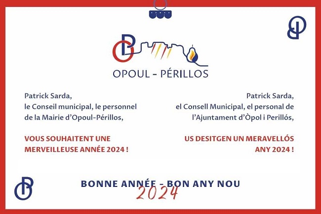 Desitjos 2024 en català de l'ajuntament d'Òpol i Perellós