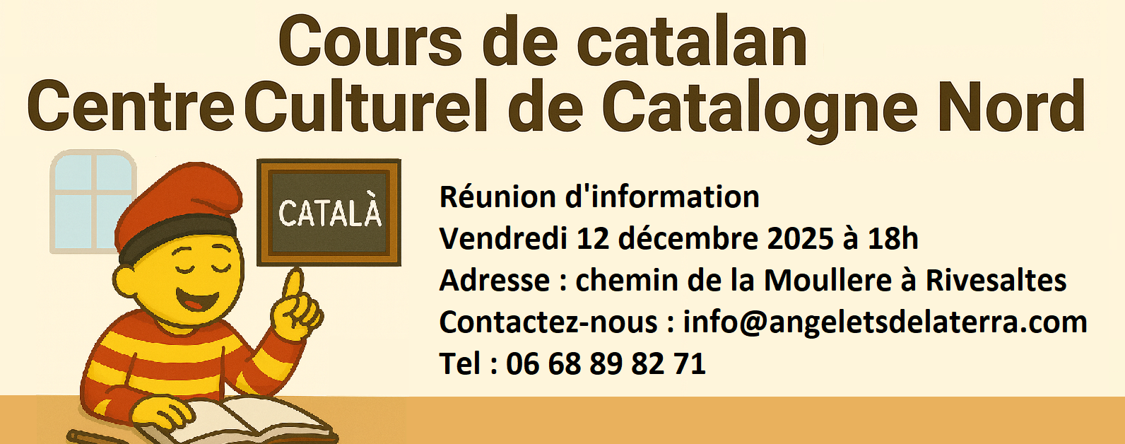 Reunió preparatòria dels cursos de català al Centre Cultural de Catalunya Nord