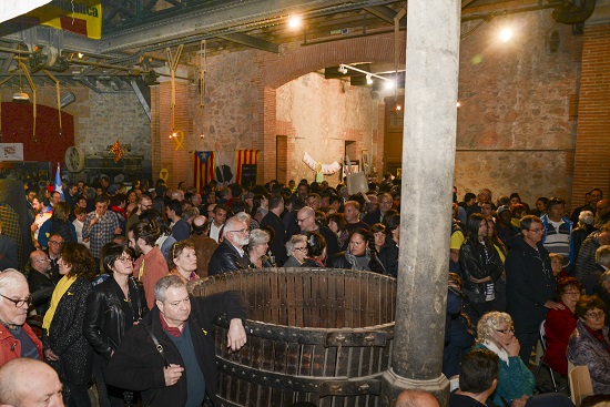 Primer "Concert per la Llibertat" a Alenyà, l'u d'abril de 2018