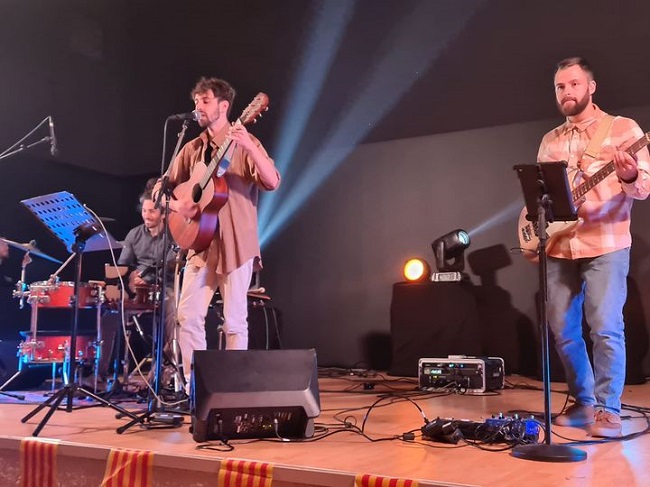 Julio Leone en concert a la festa de la catalanitat del Soler