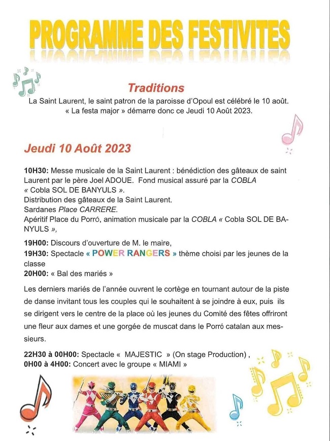 Festa Major 2023 d'Òpol i Perellós
