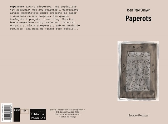 Dues noves publicacions de Joan Pere Sunyer, poeta del Conflent
