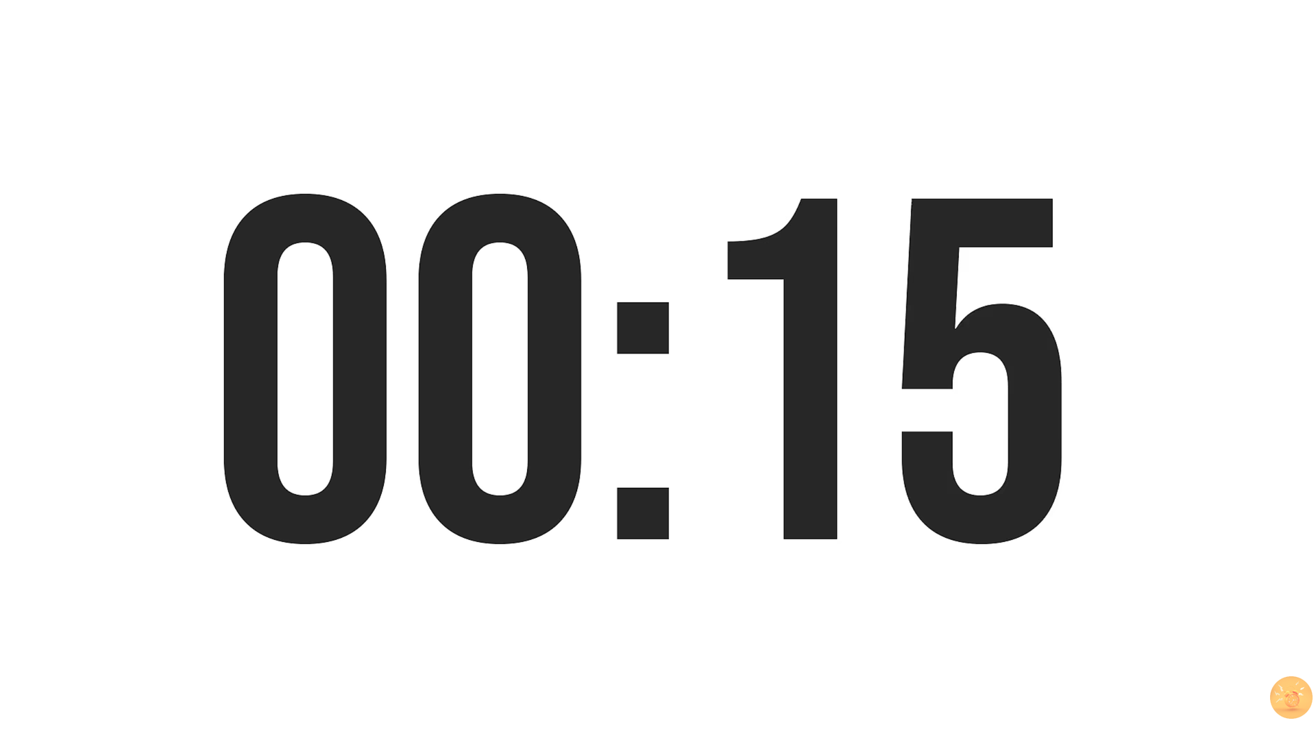 15 seconds