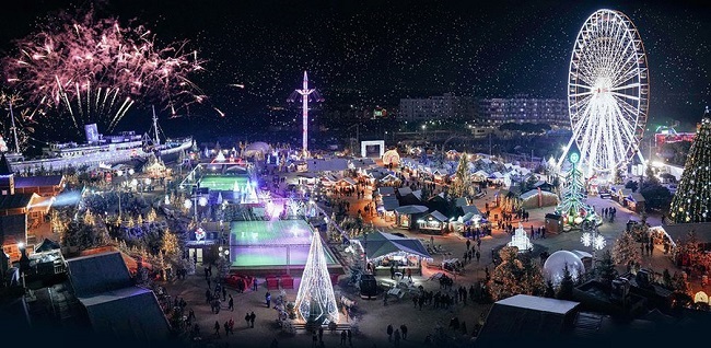 La foire de Noël du Barcarès s'annonce en catalan sur les bus de Barcelona