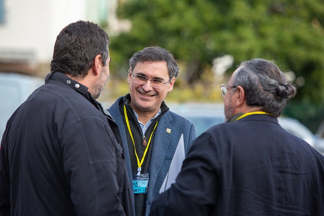 Canet de Mar va participar en la 1a Trobada sense fronteres de municipis catalans
