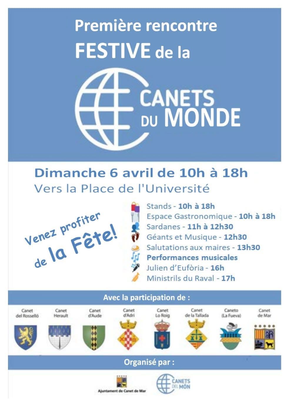 Julien Leone chante pour Canets del Mon