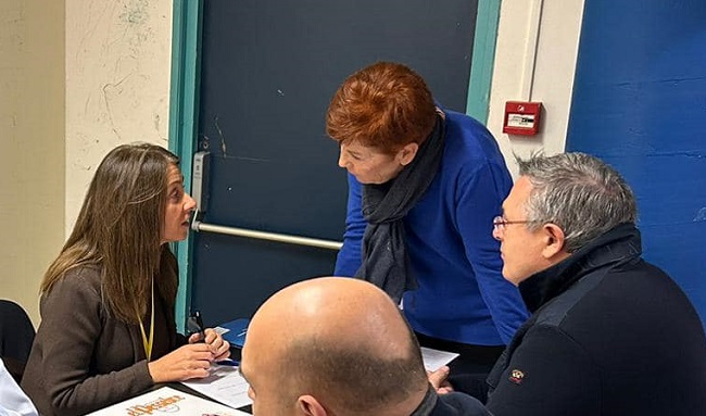 Entrevista de Thierry del Poso, alcalde Sant Cebrià de Rosselló, durant la trobada dels municipis sense fronteres