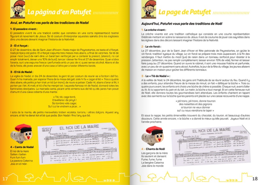 Secció en català al butlletí municipal de Paretstortes