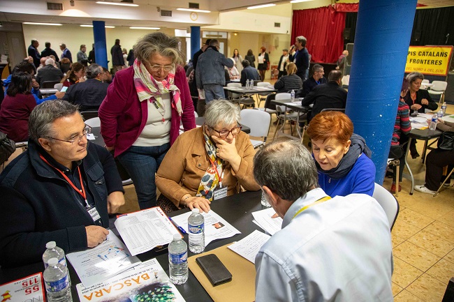 Olot va participar en la 1a Trobada sense fronteres de municipis catalans